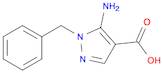 1H-Pyrazole-4-carboxylic acid, 5-amino-1-(phenylmethyl)-