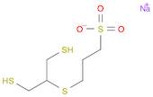 1-Propanesulfonic acid, 3-[[2-mercapto-1-(mercaptomethyl)ethyl]thio]-, sodium salt (1:1)