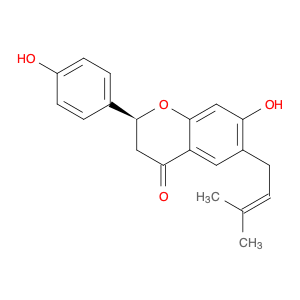 4H-1-Benzopyran-4-one, 2,3-dihydro-7-hydroxy-2-(4-hydroxyphenyl)-6-(3-methyl-2-butenyl)-, (2S)-