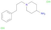 4-Piperidinamine, 1-(3-phenylpropyl)-, hydrochloride (1:2)