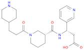 3-Pyridinepropanoic acid, β-[[[(3R)-1-[1-oxo-3-(4-piperidinyl)propyl]-3-piperidinyl]carbonyl]amino…