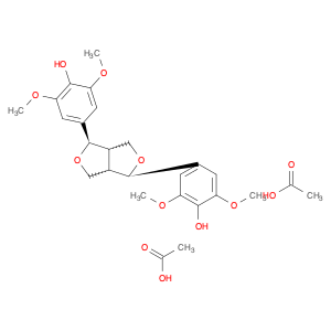 Phenol, 4,4'-[(1R,3aS,4R,6aS)-tetrahydro-1H,3H-furo[3,4-c]furan-1,4-diyl]bis[2,6-dimethoxy-, diace…