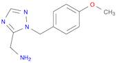 1H-1,2,4-Triazole-5-methanamine, 1-[(4-methoxyphenyl)methyl]-