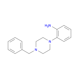 Benzenamine, 2-[4-(phenylmethyl)-1-piperazinyl]-