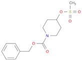 1-Piperidinecarboxylic acid, 4-[(methylsulfonyl)oxy]-, phenylmethyl ester