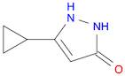 3H-Pyrazol-3-one, 5-cyclopropyl-1,2-dihydro-