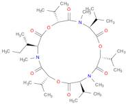 Cyclo[(2R)-2-hydroxy-3-methylbutanoyl-N-methyl-L-isoleucyl-(2R)-2-hydroxy-3-methylbutanoyl-N-methy…