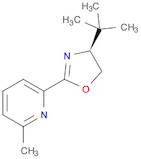 Pyridine, 2-[(4S)-4-(1,1-dimethylethyl)-4,5-dihydro-2-oxazolyl]-6-methyl-