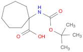 Cycloheptanecarboxylic acid, 1-[[(1,1-dimethylethoxy)carbonyl]amino]-