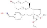 Benzaldehyde, 4-[(11β,17β)-17-methoxy-17-(methoxymethyl)-3-oxoestra-4,9-dien-11-yl]-, 1-oxime, [C(…