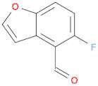 4-Benzofurancarboxaldehyde, 5-fluoro-