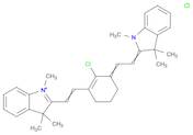 3H-Indolium, 2-[2-[2-chloro-3-[2-(1,3-dihydro-1,3,3-trimethyl-2H-indol-2-ylidene)ethylidene]-1-cyc…