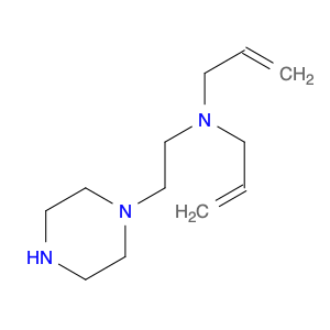 1-Piperazineethanamine, N,N-di-2-propen-1-yl-