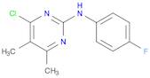 2-Pyrimidinamine, 4-chloro-N-(4-fluorophenyl)-5,6-dimethyl-