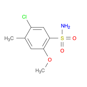 Benzenesulfonamide, 5-chloro-2-methoxy-4-methyl-