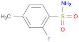 BENZENESULFONAMIDE, 2-FLUORO-4-METHYL-