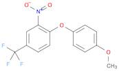 Benzene, 1-(4-methoxyphenoxy)-2-nitro-4-(trifluoromethyl)-