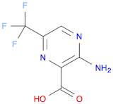 2-Pyrazinecarboxylic acid, 3-amino-6-(trifluoromethyl)-