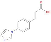 2-Propenoic acid, 3-[4-(1H-imidazol-1-yl)phenyl]-, (2E)-