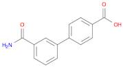 [1,1'-Biphenyl]-4-carboxylic acid, 3'-(aminocarbonyl)-