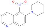 Quinoline, 5-nitro-6-(1-piperidinyl)-