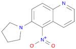 Quinoline, 5-nitro-6-(1-pyrrolidinyl)-