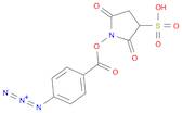 Benzoic acid, 4-azido-, 2,5-dioxo-3-sulfo-1-pyrrolidinyl ester