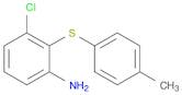 Benzenamine, 3-chloro-2-[(4-methylphenyl)thio]-