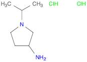 3-Pyrrolidinamine, 1-(1-methylethyl)-, hydrochloride (1:2)