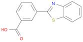 Benzoic acid, 3-(2-benzothiazolyl)-