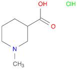 3-Piperidinecarboxylic acid, 1-methyl-, hydrochloride (1:1)