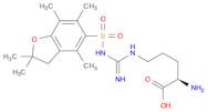 D-Ornithine, N5-[[[(2,3-dihydro-2,2,4,6,7-pentamethyl-5-benzofuranyl)sulfonyl]amino]iminomethyl]-