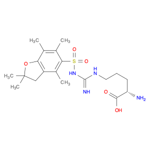 L-Ornithine, N5-[[[(2,3-dihydro-2,2,4,6,7-pentamethyl-5-benzofuranyl)sulfonyl]amino]iminomethyl]-