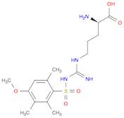 D-Ornithine, N5-[imino[[(4-methoxy-2,3,6-trimethylphenyl)sulfonyl]amino]methyl]-