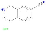 7-Isoquinolinecarbonitrile, 1,2,3,4-tetrahydro-, hydrochloride (1:1)