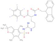 D-Ornithine, N5-[[[(2,3-dihydro-2,2,4,6,7-pentamethyl-5-benzofuranyl)sulfonyl]amino]iminomethyl]-N…