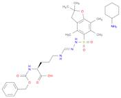 L-Ornithine, N5-[[[(2,3-dihydro-2,2,4,6,7-pentamethyl-5-benzofuranyl)sulfonyl]amino]iminomethyl]...