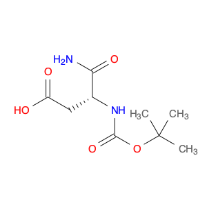 Butanoic acid, 4-amino-3-[[(1,1-dimethylethoxy)carbonyl]amino]-4-oxo-, (3R)-