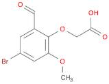 Acetic acid, 2-(4-bromo-2-formyl-6-methoxyphenoxy)-