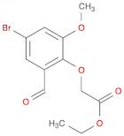 Acetic acid, 2-(4-bromo-2-formyl-6-methoxyphenoxy)-, ethyl ester