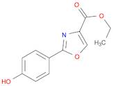 4-Oxazolecarboxylic acid, 2-(4-hydroxyphenyl)-, ethyl ester