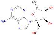 Adenosine, 4',5'-didehydro-1'-C-(hydroxymethyl)-