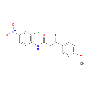 Benzenepropanamide, N-(2-chloro-4-nitrophenyl)-4-methoxy-β-oxo-