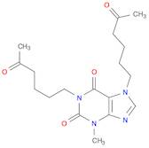 1H-Purine-2,6-dione, 3,7-dihydro-3-methyl-1,7-bis(5-oxohexyl)-