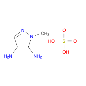 1H-Pyrazole-4,5-diamine, 1-methyl-, sulfate (1:1)