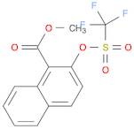 1-Naphthalenecarboxylic acid, 2-[[(trifluoromethyl)sulfonyl]oxy]-, methyl ester