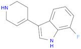 1H-Indole, 7-fluoro-3-(1,2,3,6-tetrahydro-4-pyridinyl)-