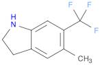 1H-Indole, 2,3-dihydro-5-methyl-6-(trifluoromethyl)-