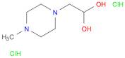 1,1-Ethanediol, 2-(4-methyl-1-piperazinyl)-, hydrochloride (1:2)