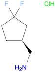 Cyclopentanemethanamine, 3,3-difluoro-, hydrochloride (1:1), (1S)-